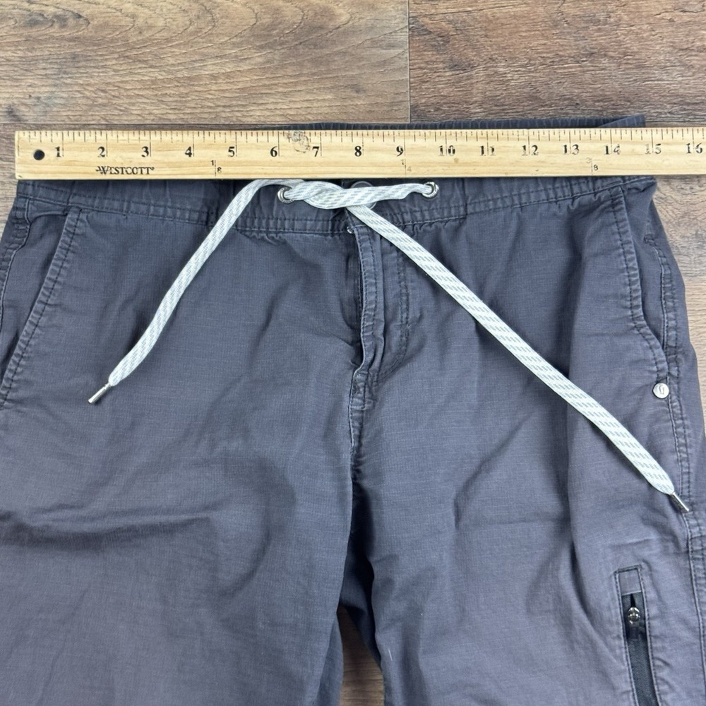 Vuori Ripstop Pants Womens Medium Rise And Shine Organic Cotton Gray Flaw - Picture 5 of 10